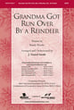 Grandma Got Run Over by a Reindeer SATB choral sheet music cover